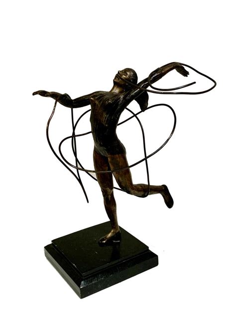 Bronze Female Dancer Sculpture For Sale at 1stDibs