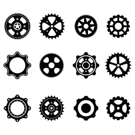 Gear Wheel Vector PNG Images, Gear Wheels Vector Icon Image, Gear Icons ...