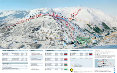 Voss Fjellandsby - Myrkdalen Trail Map | OnTheSnow