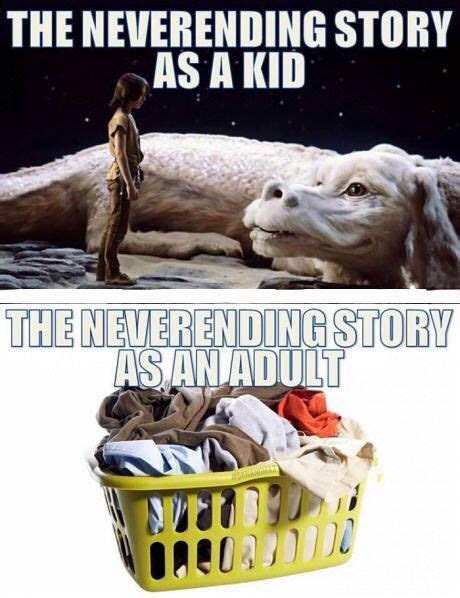 Never ending... | The neverending story, Funny memes, Laundry meme