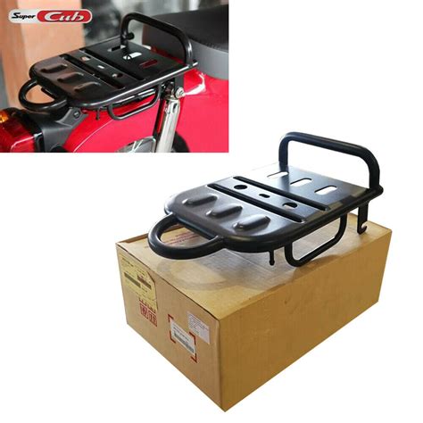 GENUINE REAR RACK LUGGAGE CARRY BLACK FOR HONDA SUPER CUB 110 C110 2016-18