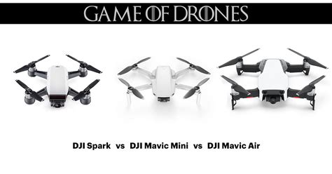 DJI Mavic Mini vs DJI Spark vs DJI Mavic Air - el Producente