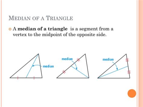 PPT - 4.6 – Medians of a Triangle PowerPoint Presentation, free download - ID:2789896