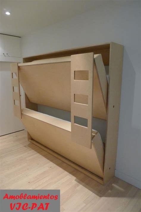 Cama cucheta plegable,ideal para espacios reducidos | Murphy bunk beds ...