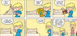 "Packing Up" | School Lunch - Food | FoxTrot Comics by Bill Amend