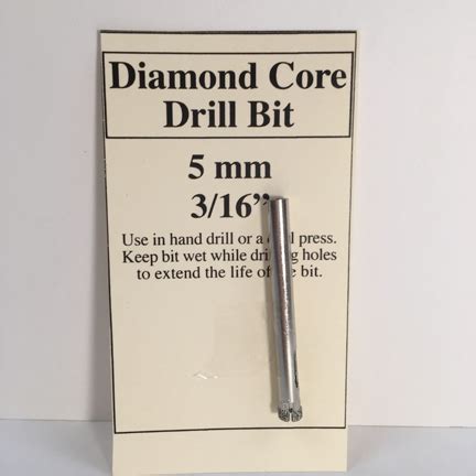 5mm or 3/16″ Diamond Drill Bit | Glass House Store