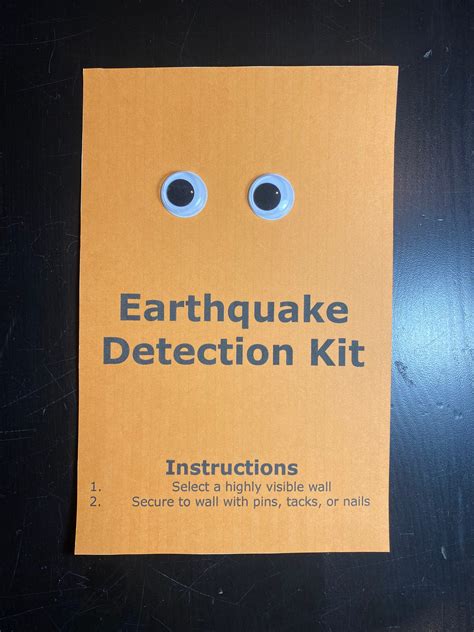 Earthquake Detection Kit Gag Gift - Etsy