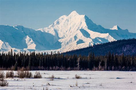 University of Alaska Fairbanks - Mt. Hayes rises to an altitude of 13,832 feet in...