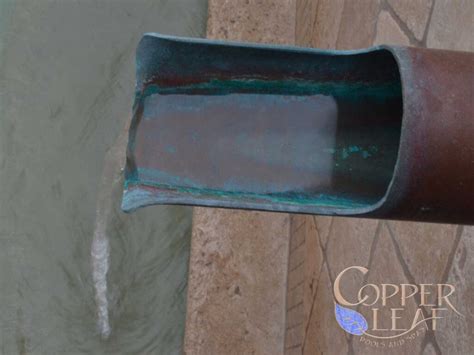 949-scupper | Copper Leaf Pools