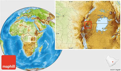 Physical Location Map of Kabale Municipality
