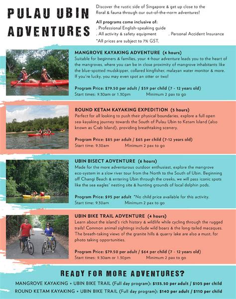 Pulau Ubin Adventures | Singapore City Explorers | Kayaking | Biking