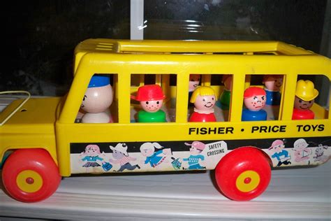 Fisher Price School Bus | Retro toys, Fisher price toys, Toys