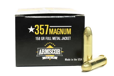 Armscor .357 Magnum SAME DAY SHIPPING 158 Grain FMJ - 50 Rounds (Box ...