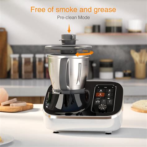 Buy TOKIT Omni Cook Robot All-in-1 Food Processor with 21 Cooking Functions Built-in 7'' Touch ...