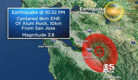 Two earthquakes shake San Jose, California area hours apart, on ...