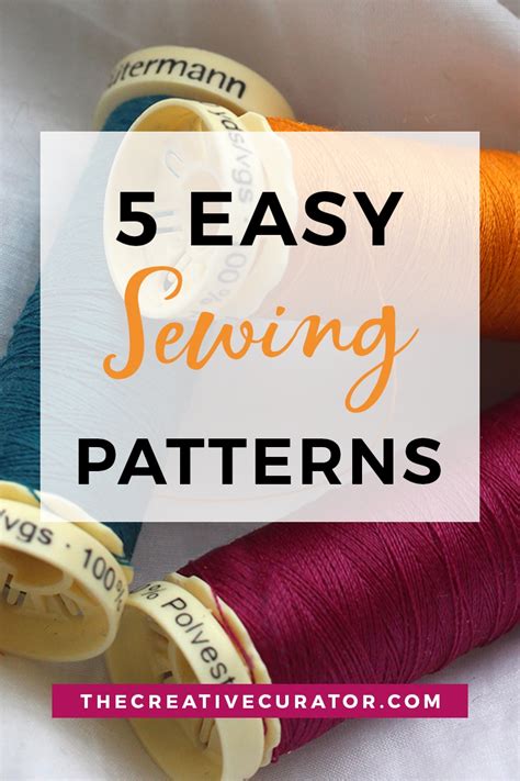 Here are five easy sewing patterns for sewing beginners. Perfect patterns for sewing beginners ...