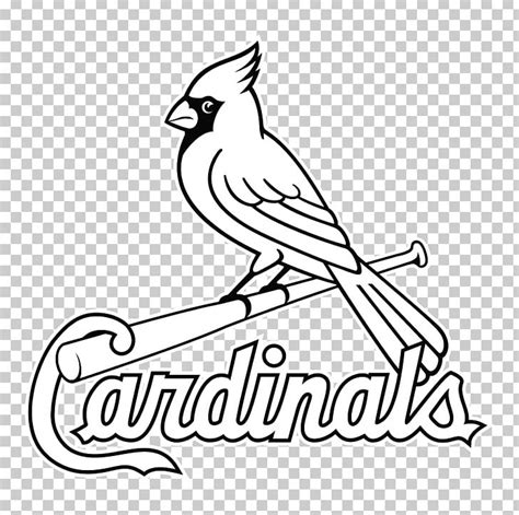 Black And White Cardinal Clipart Logo