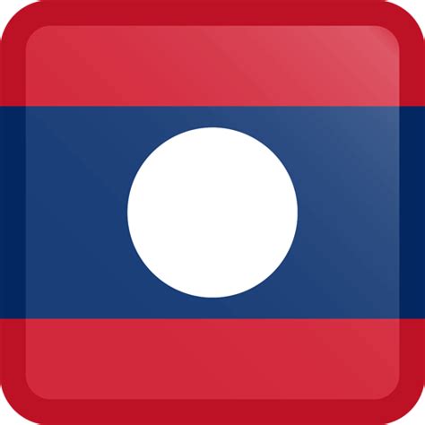 Laos flag emoji - Country flags