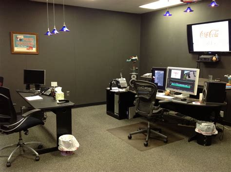 Video Edit Suite | Small game rooms, Livingroom layout, Room layout