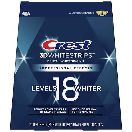 Crest 3D White No Slip Whitestrips, Professional Effects | Walgreens