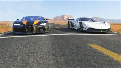 Koenigsegg Jesko vs Bugatti Chiron Super Sport 300+ at Monument Valley ...