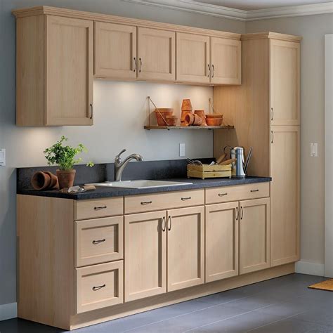 Hampton Bay Easthaven Shaker Assembled 18x84x24.63 in. Frameless Pantry ...