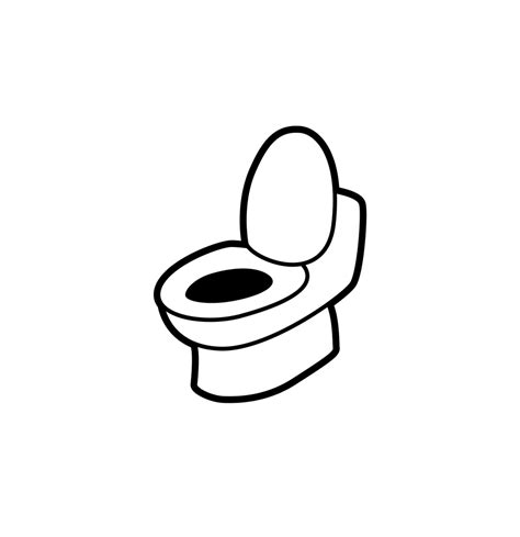 How To Draw A Toilet Easy Step By Step For this purpose use a combination of curved and straight ...