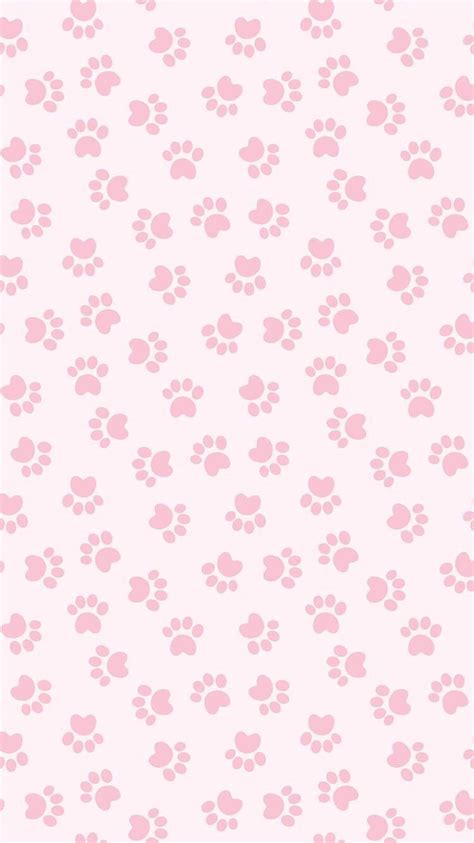 IPhone and Android : Pink Paw Print HD phone wallpaper | Pxfuel