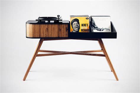 This Made-For-Turntable Table Is High On Mid-century Vibe!