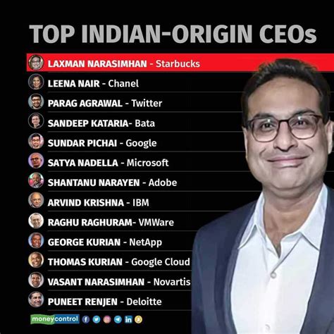 Laxman Narasimhan, new Starbucks boss, joins a growing list of Indian ...