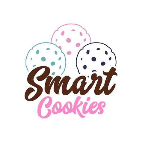 Premium Vector | Smart cookies logo design