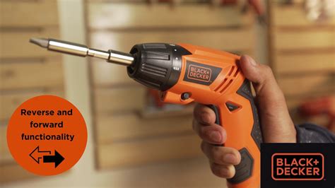 BLACK+DECKER Cordless Screwdriver I For DIY and professional usage ...