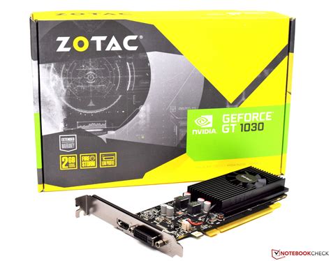 Zotac GeForce GT 1030 Review - NotebookCheck.net Reviews