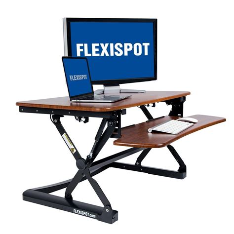 Flexispot + FLEXISPOT M2MG Standing Desk Riser – 35″ Wide Platform ...