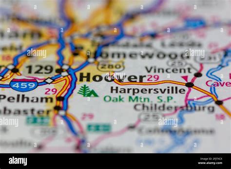 Hoover alabama map hi-res stock photography and images - Alamy