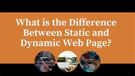 What is the Difference Between Static and Dynamic Web Page? - Building Your Website - Strikingly