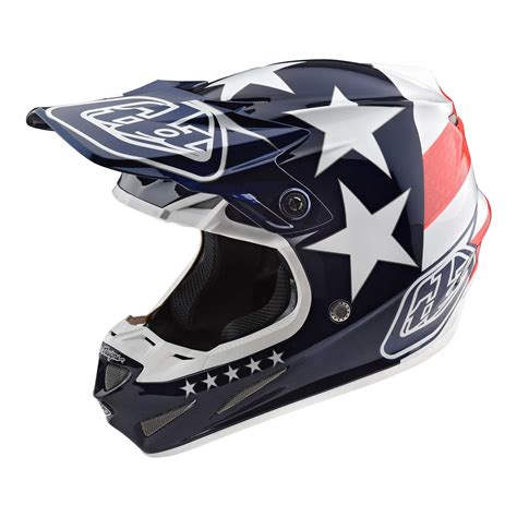 Troy Lee Designs SE4 COMPOSITE HELMET W/MIPS FREEDOM BLUE - Richmond ...