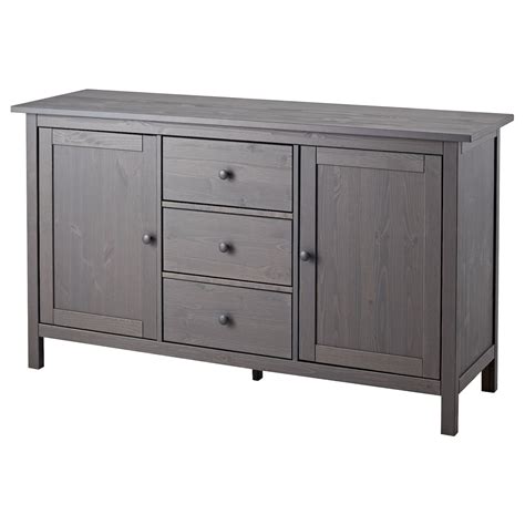 HEMNES Sideboard, gray dark gray stained, 61 3/4x34 5/8" - IKEA