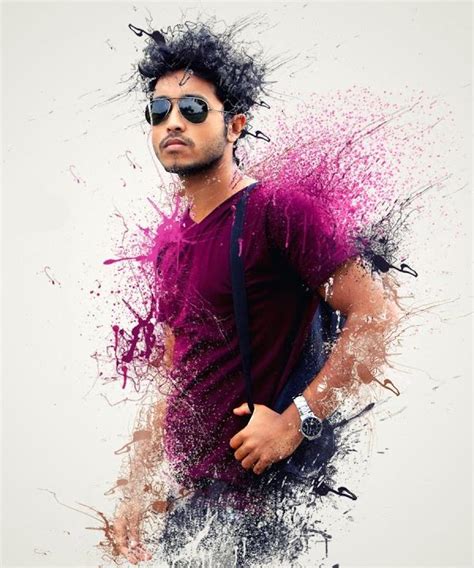 How to Create Splatter / Dispersion Photo Manipulation in Photoshop ...