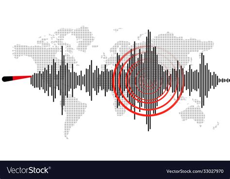 Earthquake background Royalty Free Vector Image