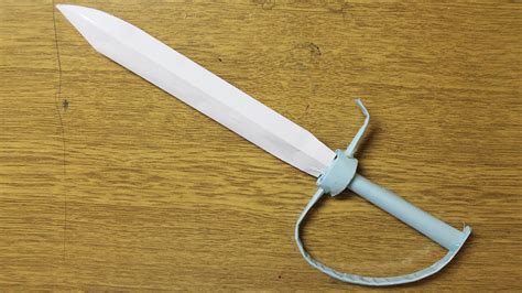 How to make a paper sword that is strong - YouTube