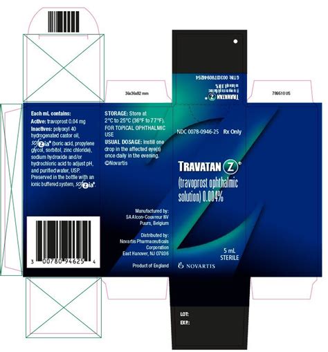 Travatan Z: Package Insert / Prescribing Information