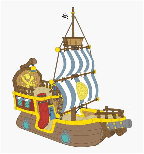 Jake The Never Land Pirates Clipart - Jake And The Neverland Pirates Ship, HD Png Download - kindpng