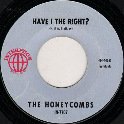 The Honeycombs – Have I The Right? (1964, Vinyl) - Discogs