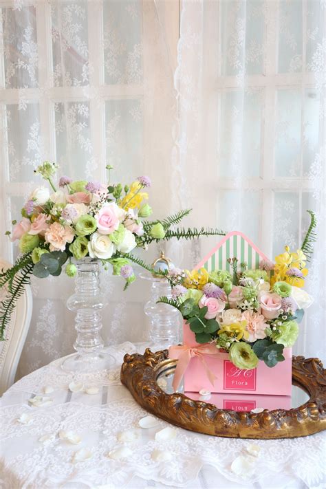 Summer flower arrangements