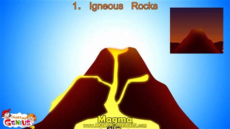 Igneous Rocks video for kids by makemegenius.com - YouTube