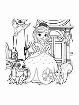 Sofia The First Printable Coloring Pages sketch template