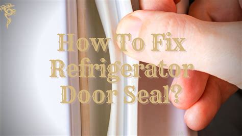 How To Fix Refrigerator Door Seal? Useful Detailed Instructions For You