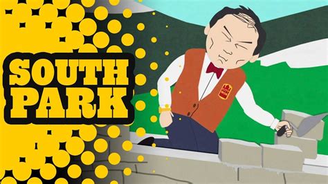 City Wok Guy Builds a Great Wall - SOUTH PARK - YouTube | South park ...