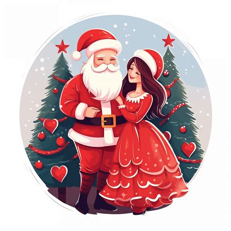 Santa Claus Dad And Mom Art Free Stock Photo - Public Domain Pictures